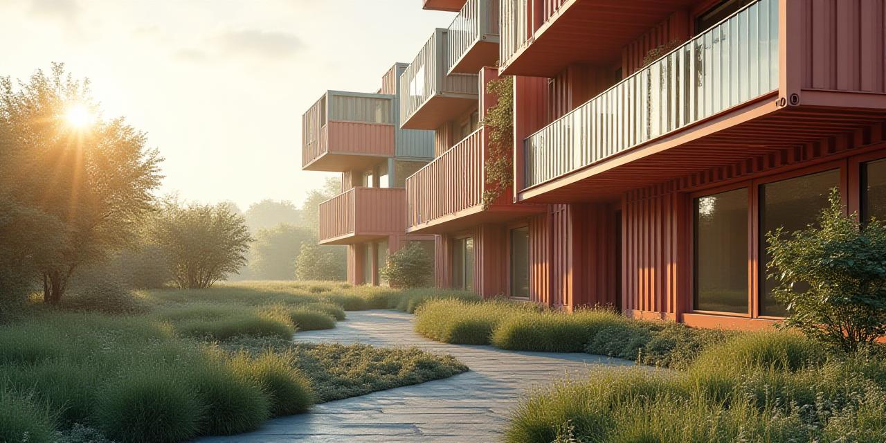 Concetto di architettura sostenibile e trasparenza